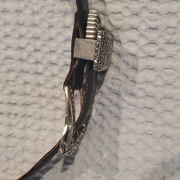 Vintage Brighton Museum Collection Black Leather Western Belt size Small - Picture 6 of 8